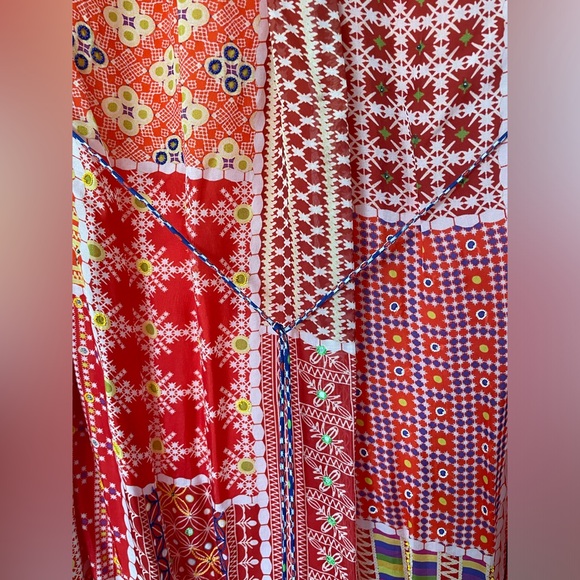 Tanvi Kedia Anthropologie Chiffon Sol
Patchwork Maxi Dress - Picture 3 of 6